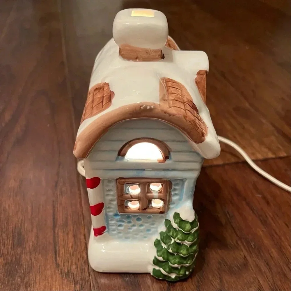 Vintage Ceramic Sweet Shop With Light By Classic Living Christmas Collection